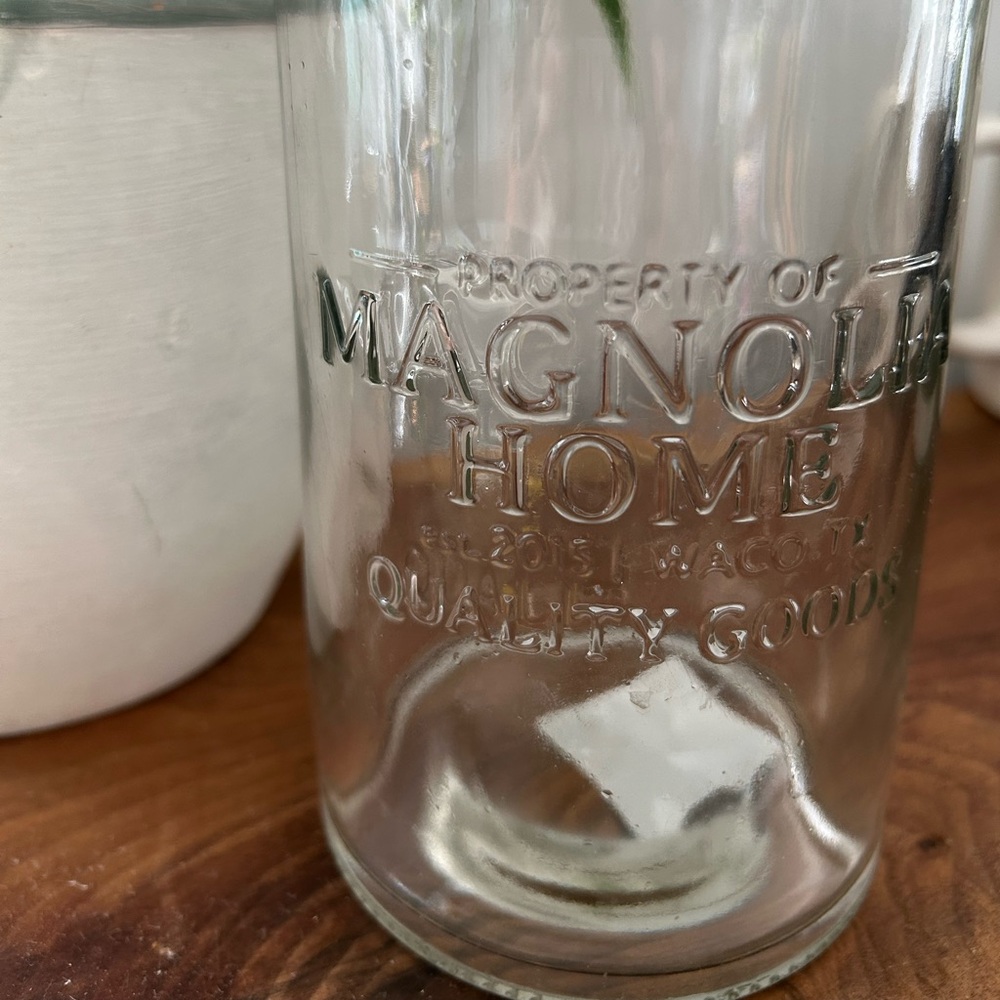 Magnolia Home Glass Seltzer bottle by Joanna Gaines